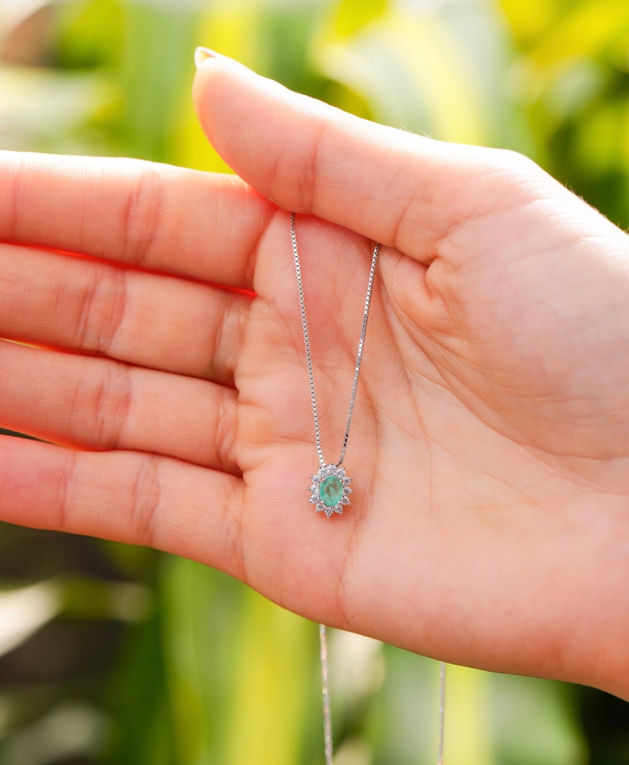 Medium Emerald Necklace