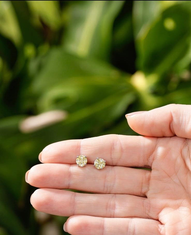 Yellow Fancy M earring