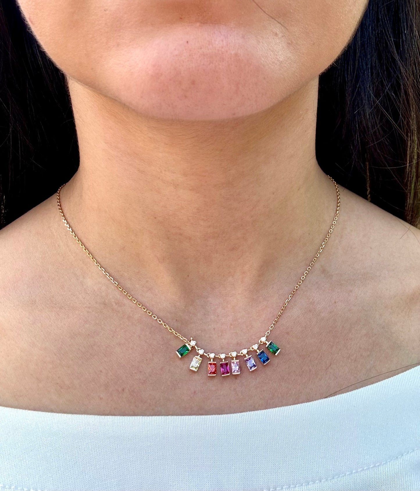 Rainbow necklace