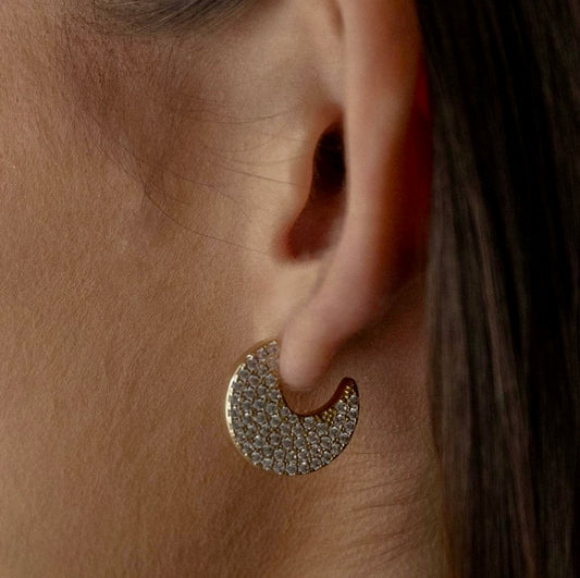 Half moon earring