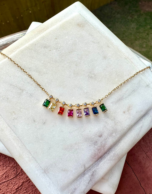 Rainbow necklace