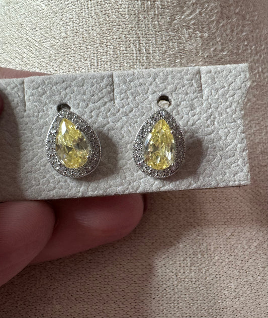 Yellow Fancy earring